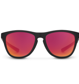 SunCloud Topsail Matte Black + Polarized Red Mirror Lens