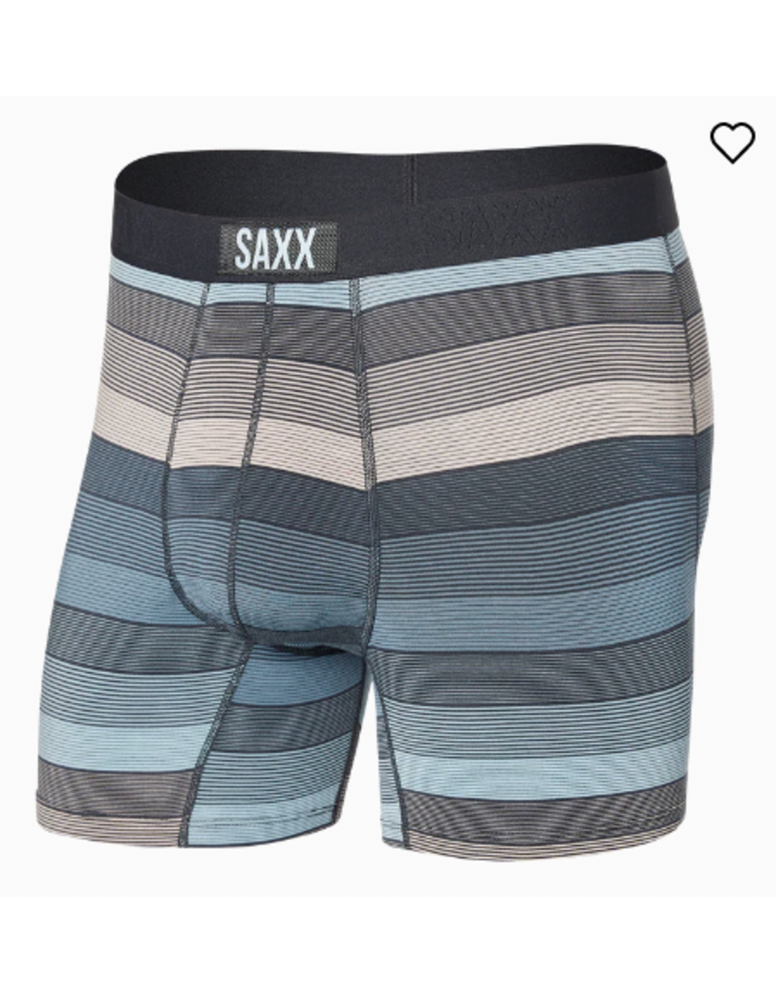 SAXX UNDERWEAR SAXX Vibe Super Soft Boxer Brief Hazy Stripe XL