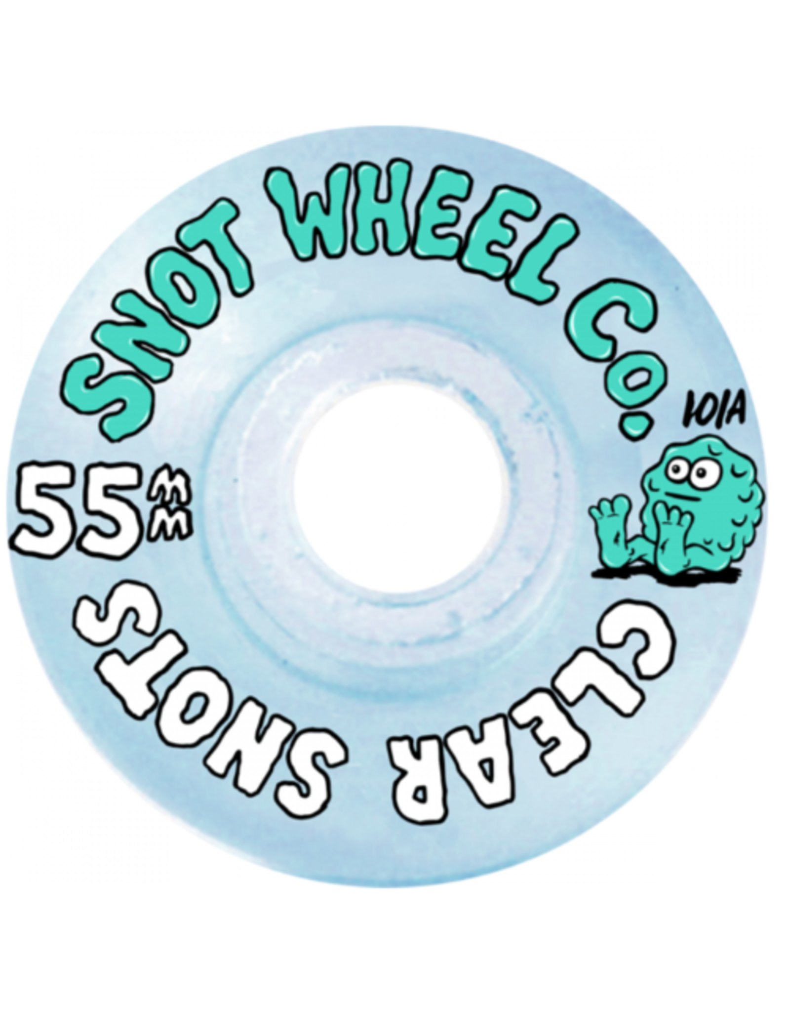 Snot Wheels SNOT CLEAR SNOTS 55MM 101A CLEAR BLUE