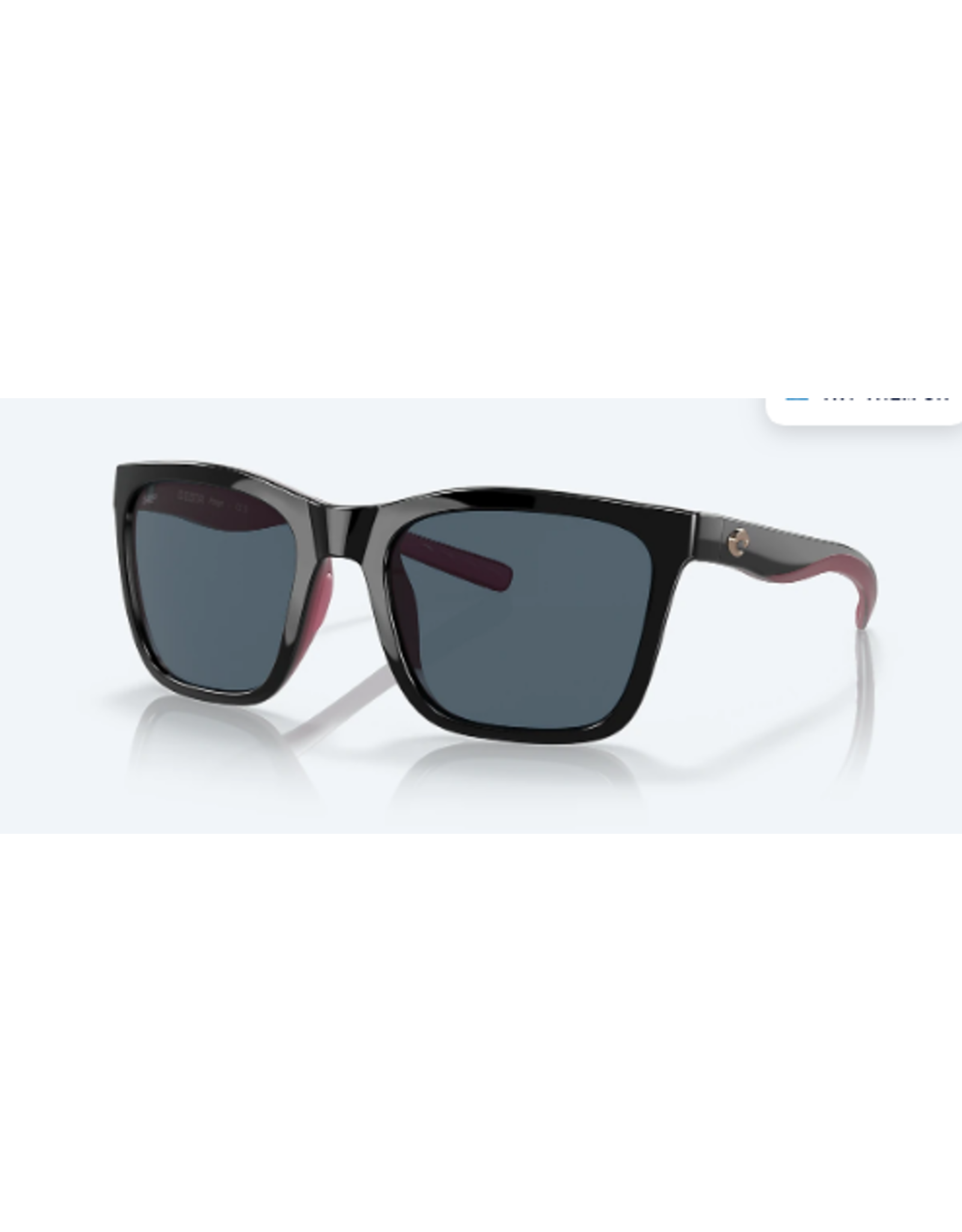 COSTA DEL MAR PANGA Shiny Black/Crystal/Fuchsia