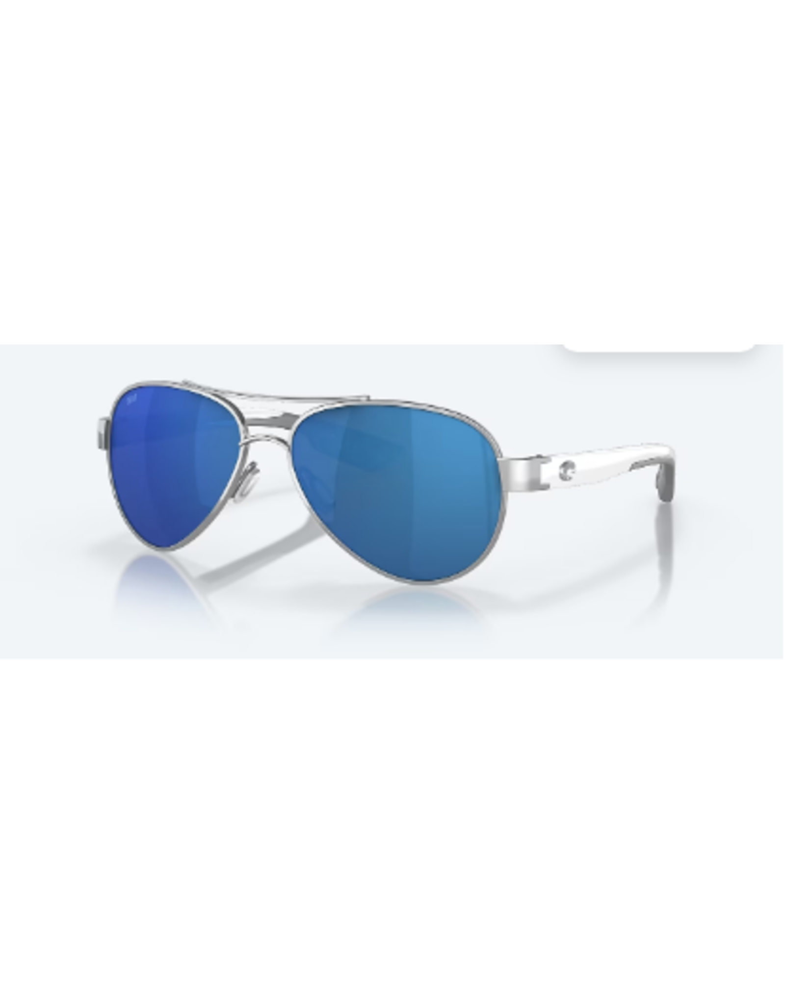 COSTA DEL MAR LORETO Palladium Blue Mirror Polarized Glass