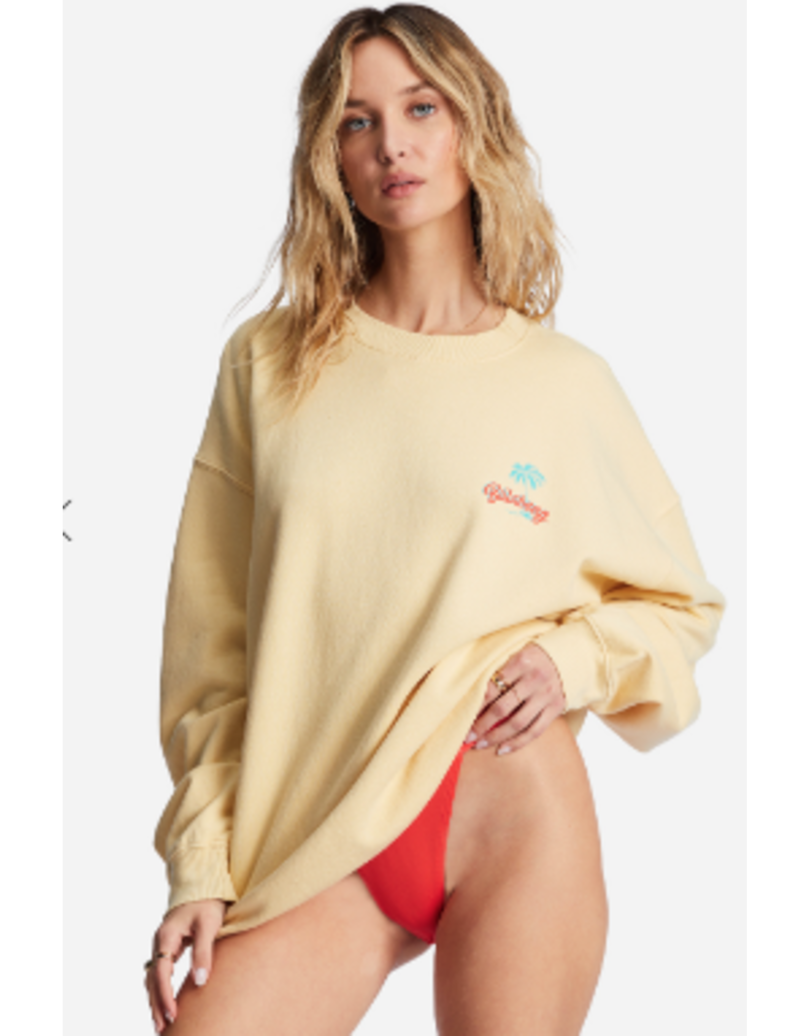 BILLABONG Billabong Ride In Oversized Crewneck Sweatshirt