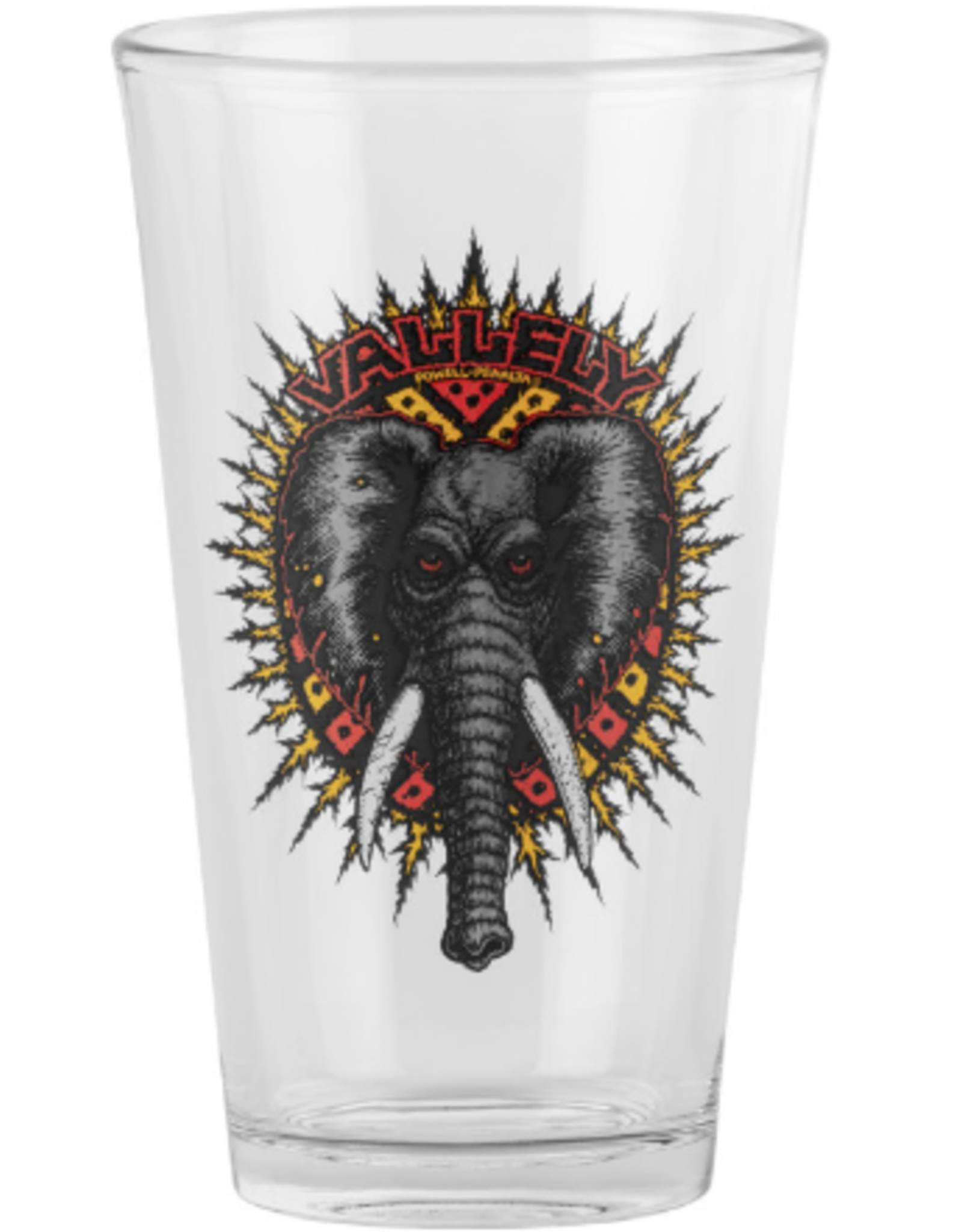 POWELL PERALTA Powell Peralta Pint Glass Mike Vallely Elephant
