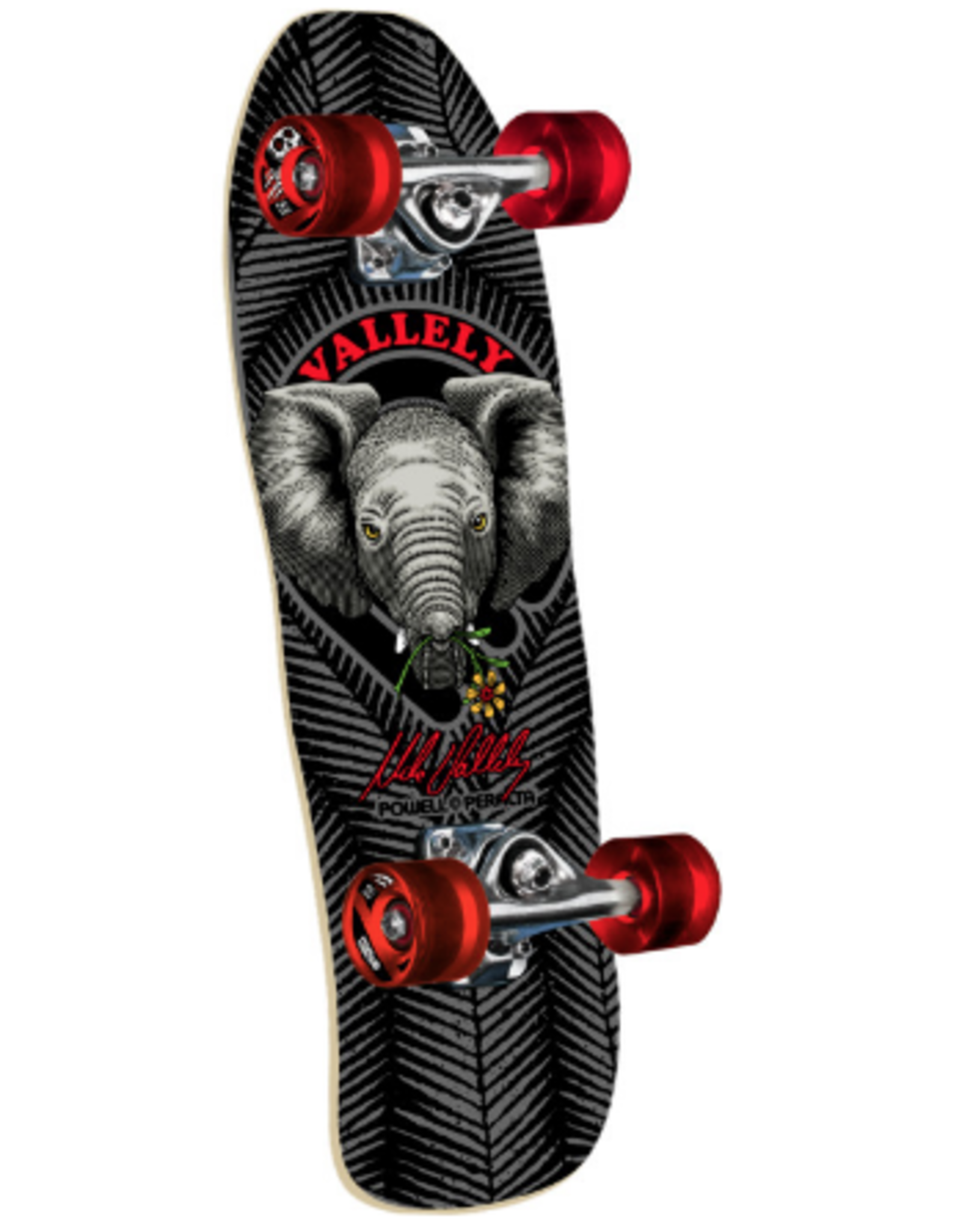 POWELL PERALTA Powell Peralta Mini Vallely Baby Elephant Black Birch Complete Skateboard - 195 K16 - 8 x 26.06