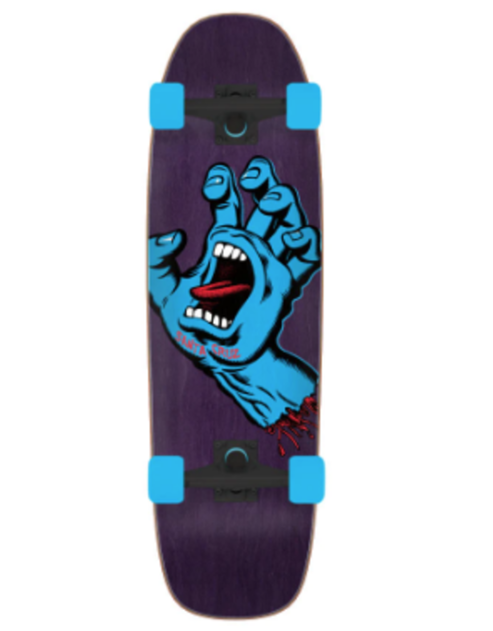 santa cruz 8.4 in Screaming Hand Santa Cruz Complete Skateboard