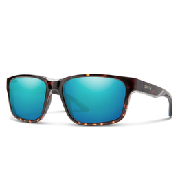 SMITH SMITH OPTICS BASECAMP Tortoise + ChromaPop Polarized Opal Mirror Lens