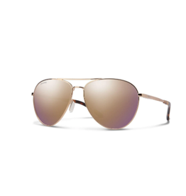 SMITH Smith Layback Rose Gold Chromapop Polarized Rose Gold Mirror