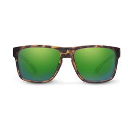SunCloud SUNCLOUD Rambler Matte Tortoise + Polarized Green Mirror Lens