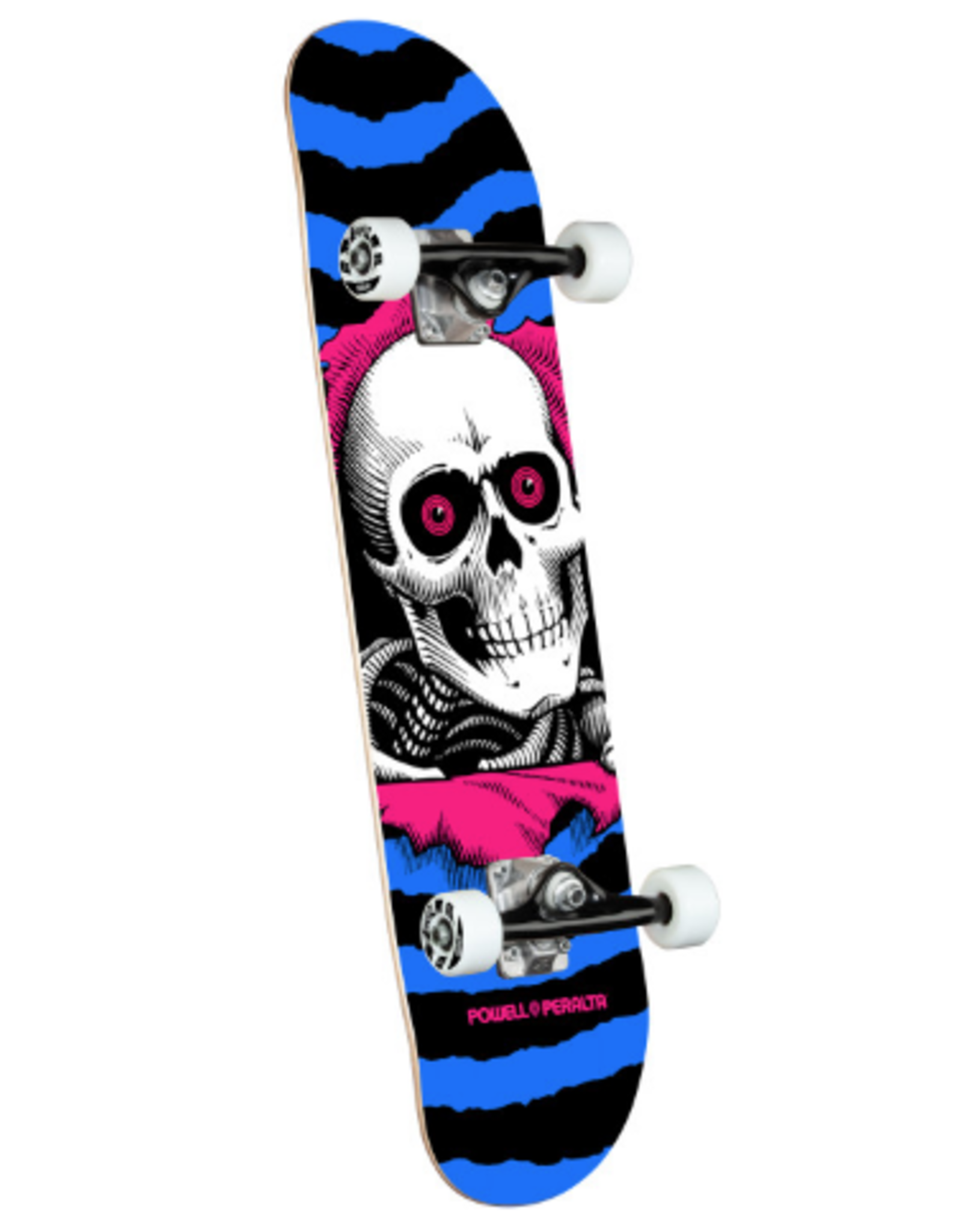 POWELL PERALTA Powell Peralta Ripper Birch Complete Skateboard - Blue/Pink - 7 X 28