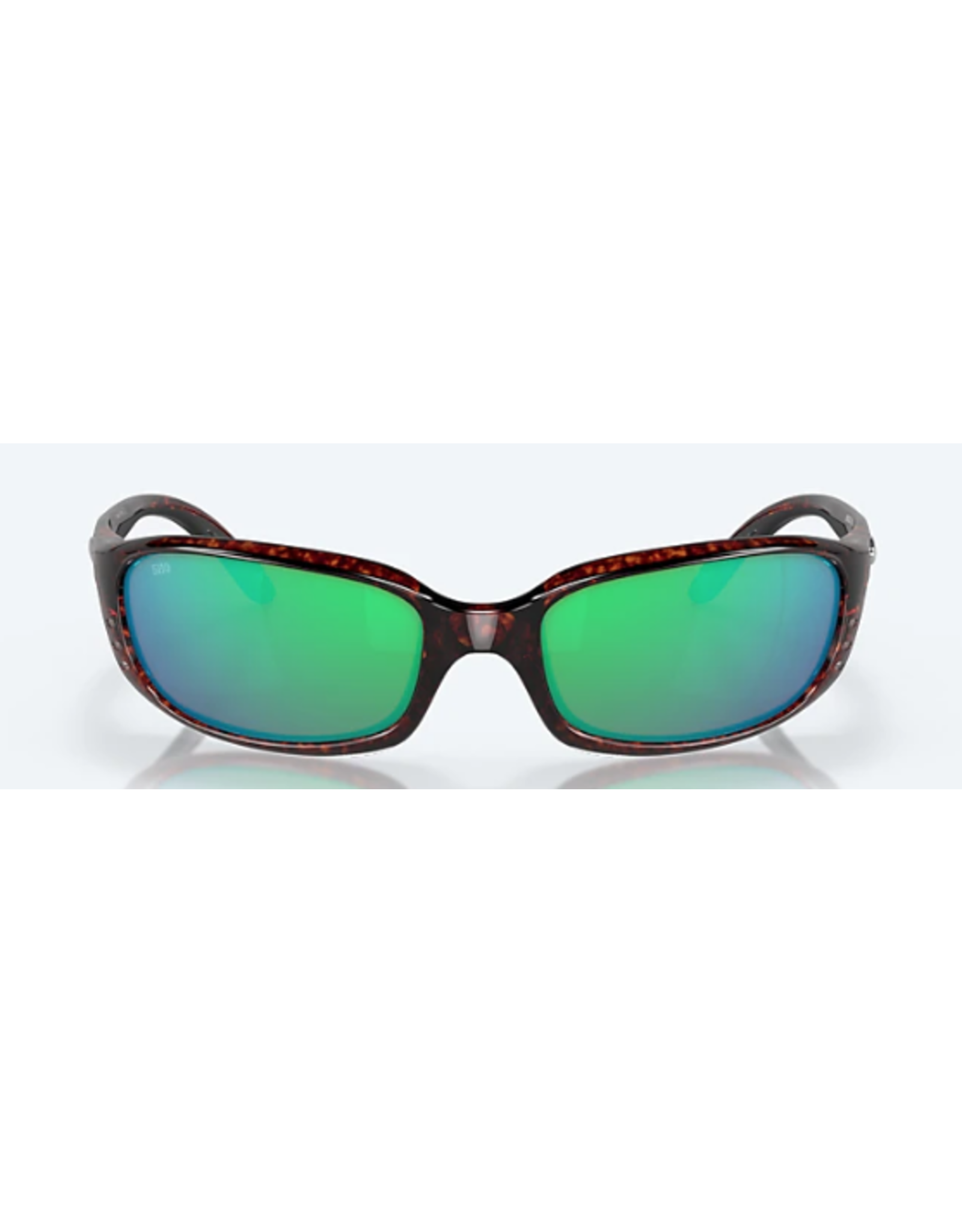 COSTA DEL MAR COSTA BRINE Tortoise Green Mirror Polarized Glass