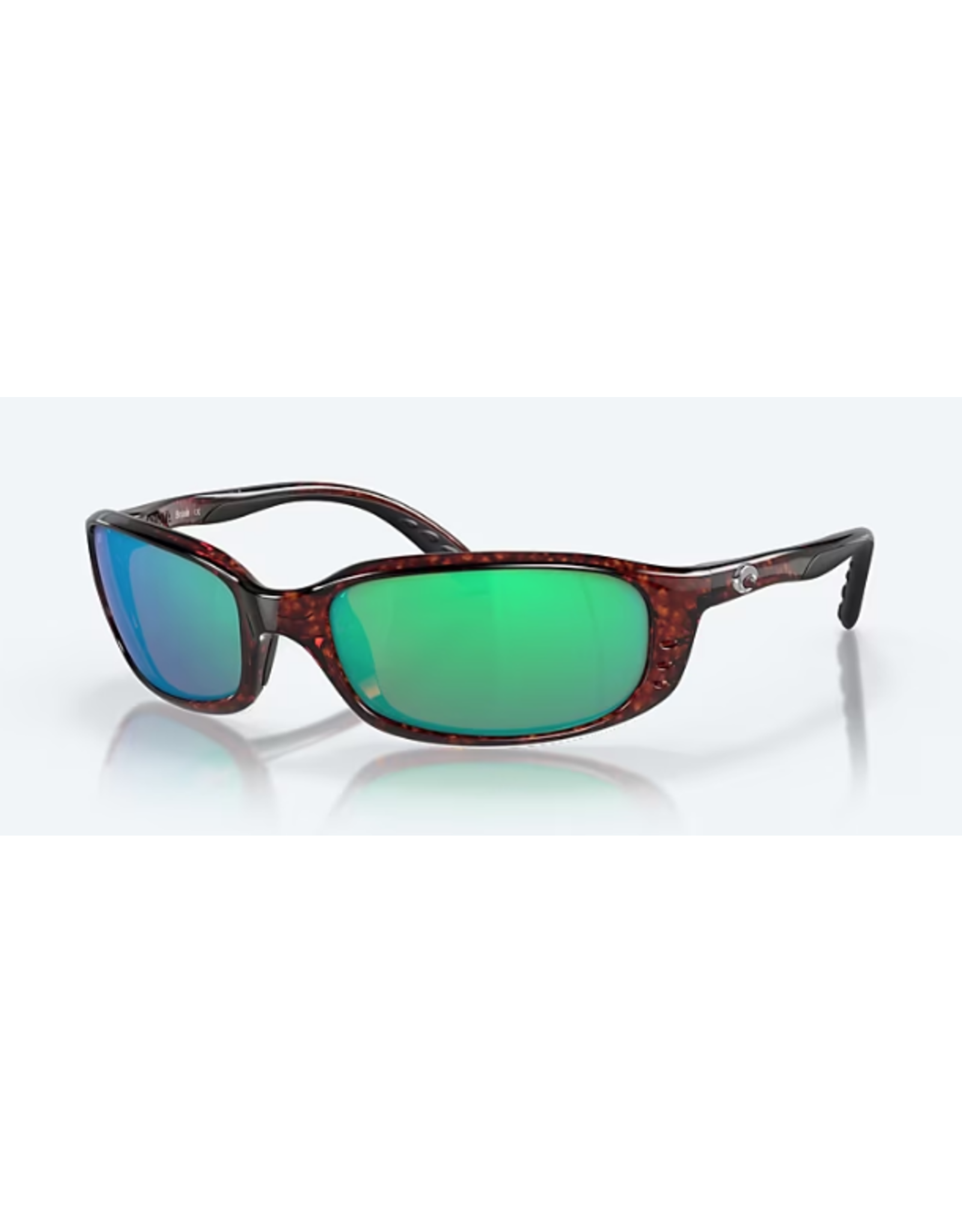 COSTA DEL MAR COSTA BRINE Tortoise Green Mirror Polarized Glass