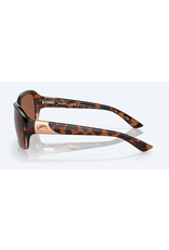 COSTA COSTA GANNET Shiny Tortoise Fade Copper Polarized Polycarbonate