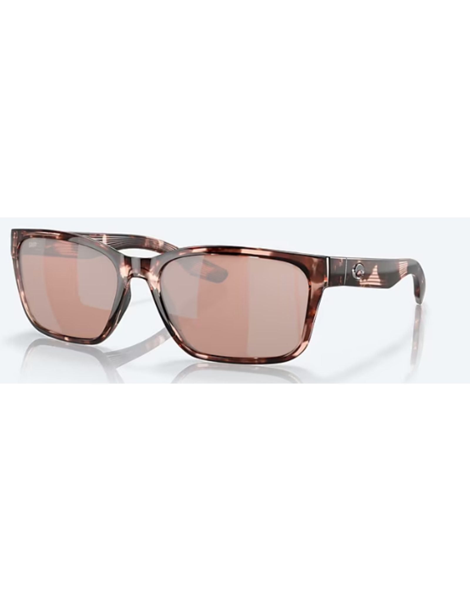 COSTA COSTA PALMAS Coral Tortoise Copper Silver Mirror Polarized Polycarbonate