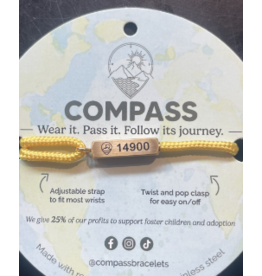 Compass Bracelet in Gold/Yellow