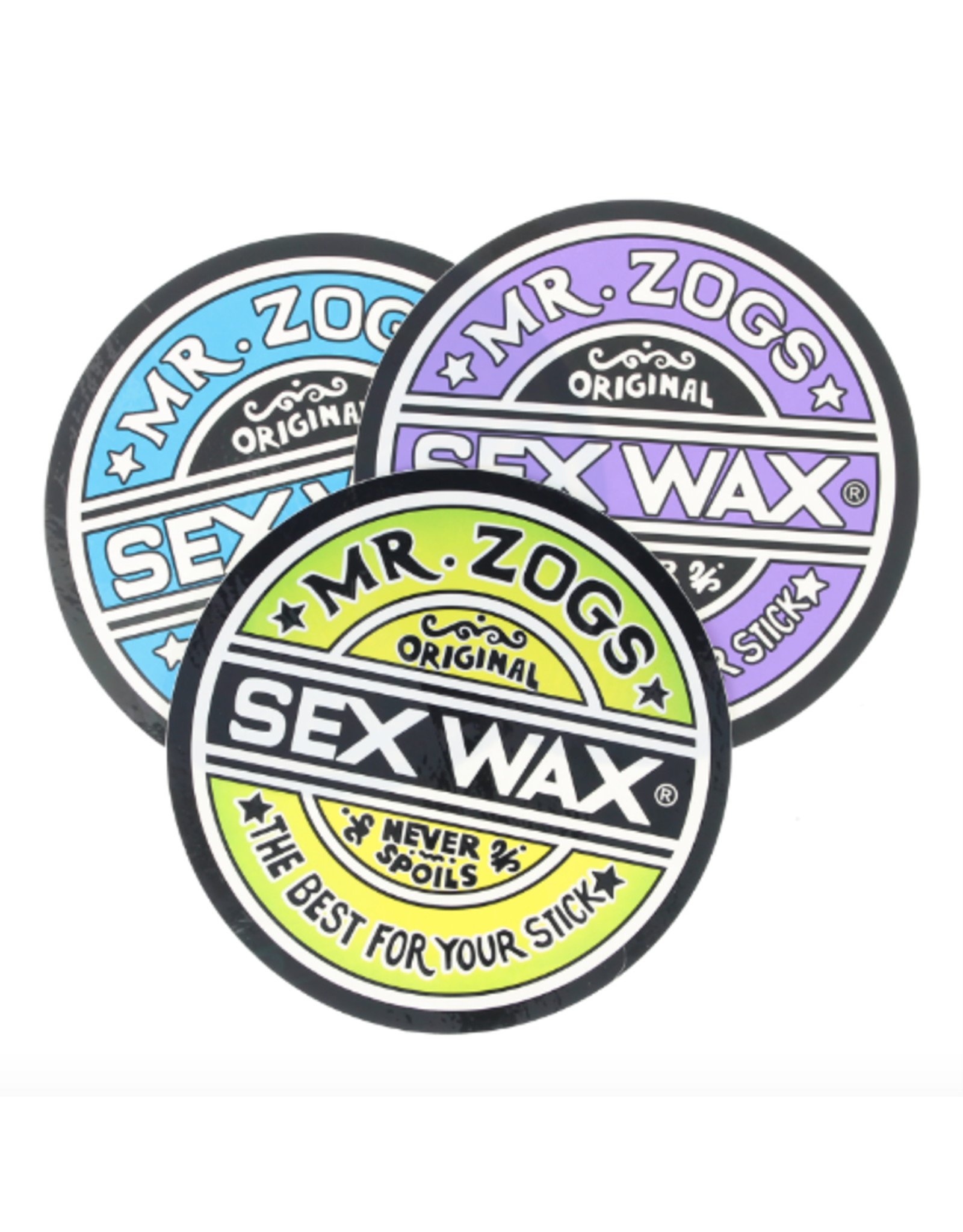SEX WAX SEXWAX CIRCLE 7" DECAL ASSORTED