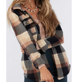 ONEILL Womens COLLINS OVERSIZED SUPERFLEECE SHACKET - Size S