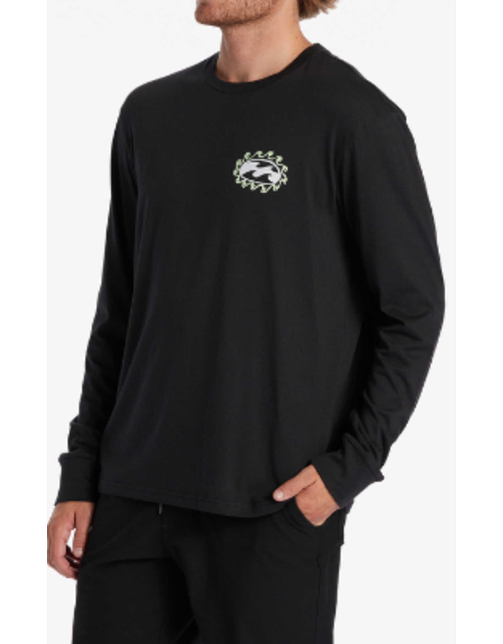 Billabong Guys Crayon Wave Long Sleeve T-Shirt