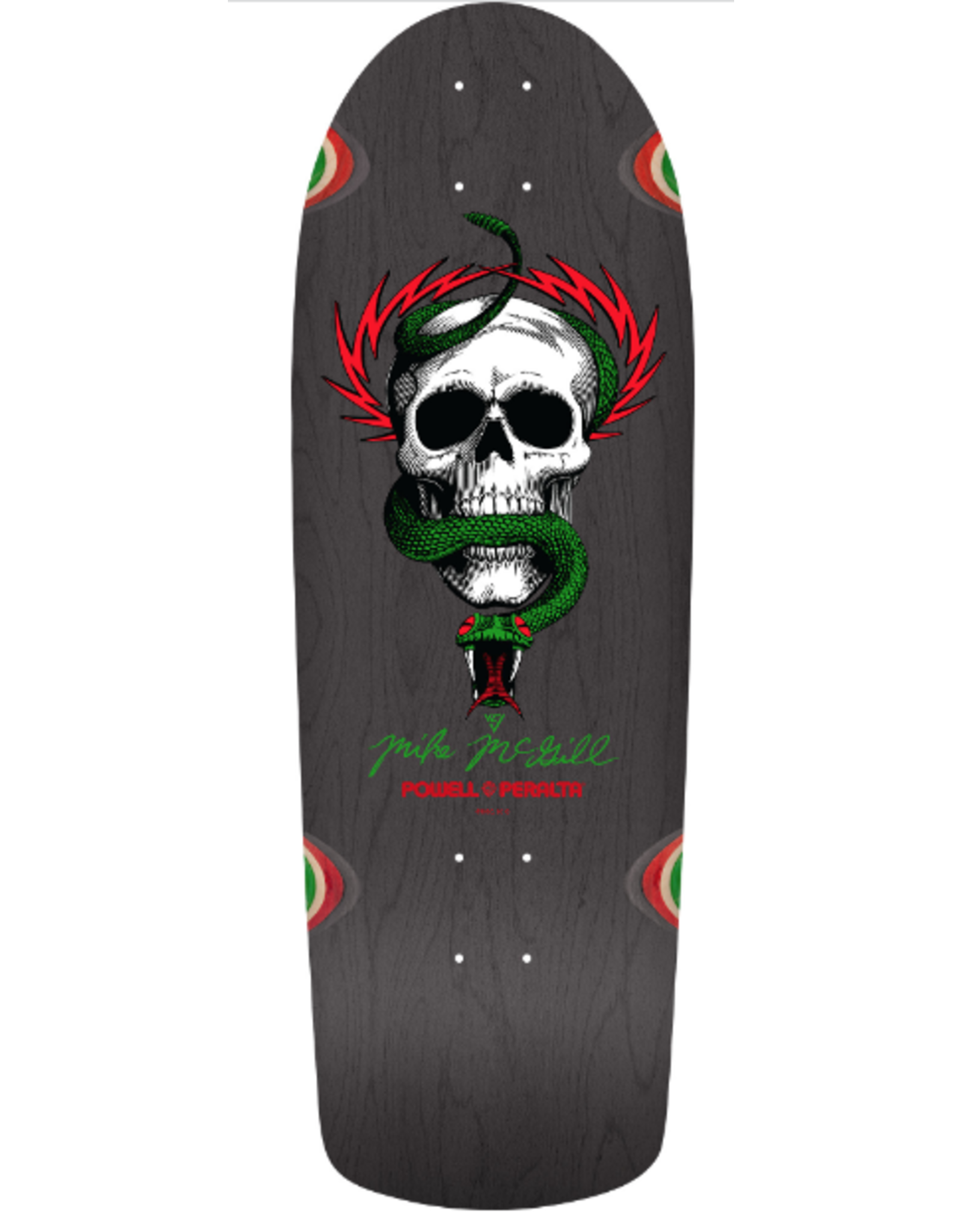 POWELL PERALTA Powell Peralta Mike McGill Skull & Snake Reissue Skateboard Deck Gray Stain - 10 x 30.125