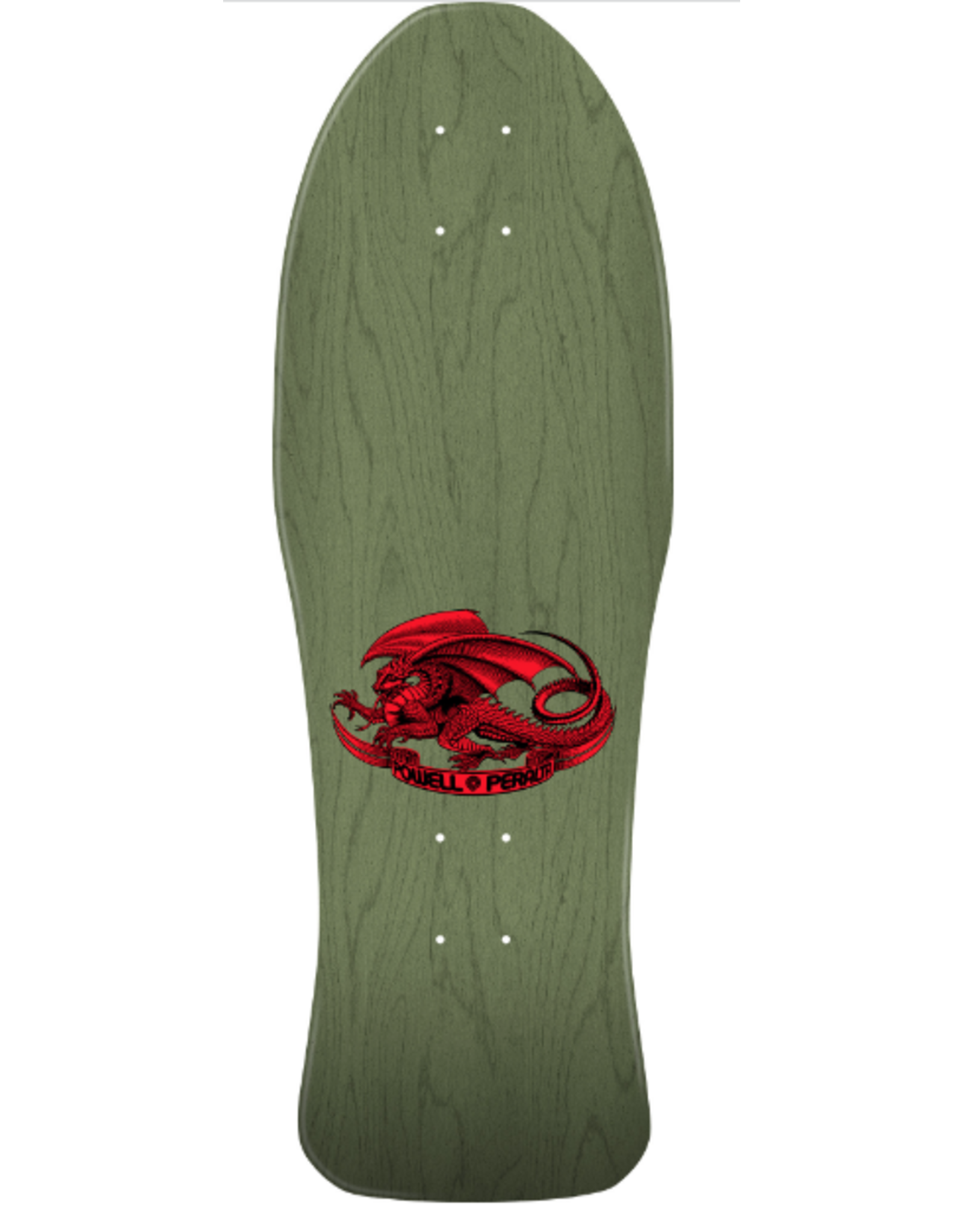 POWELL PERALTA Powell Peralta Steve Caballero Chinese Dragon Reissue Skateboard Deck Sage Green - 10 x 30