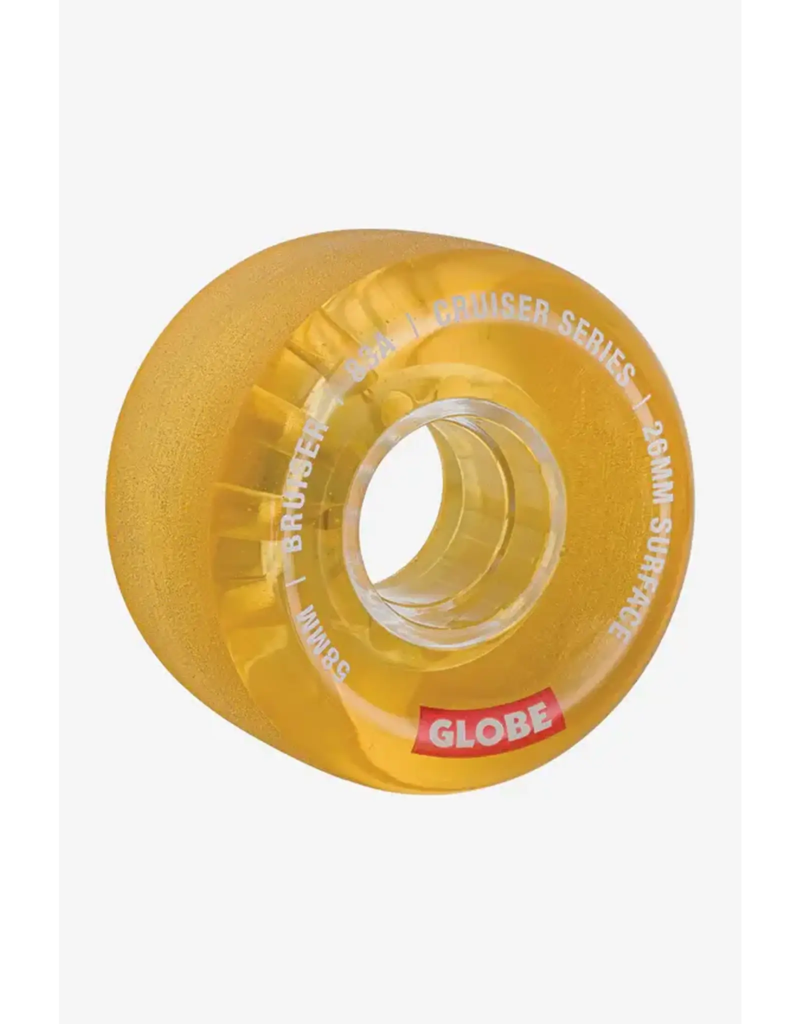 GLOBE Bruiser Cruiser Wheel 58mm Clear Honey