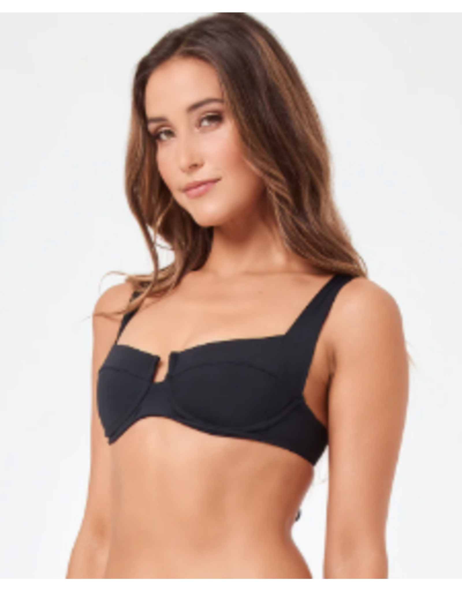 LSPACE Camellia Bikini Top