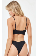 LSPACE Pointelle Rib Winnie Bikini Top