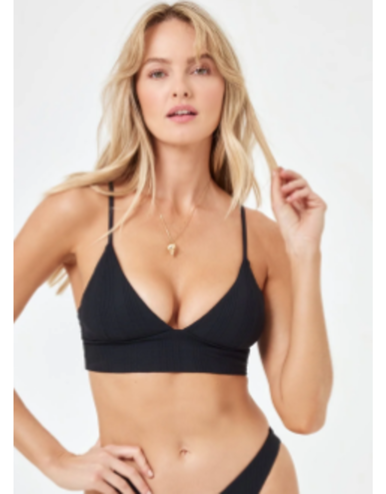 LSPACE Pointelle Rib Winnie Bikini Top