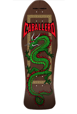 Powell Peralta Steve Caballero Chinese Dragon Reissue Skateboard Deck Brown Stain - 10 x 30