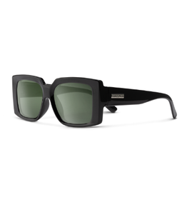 SunCloud Astoria Black + Polarized Gray Green Lens
