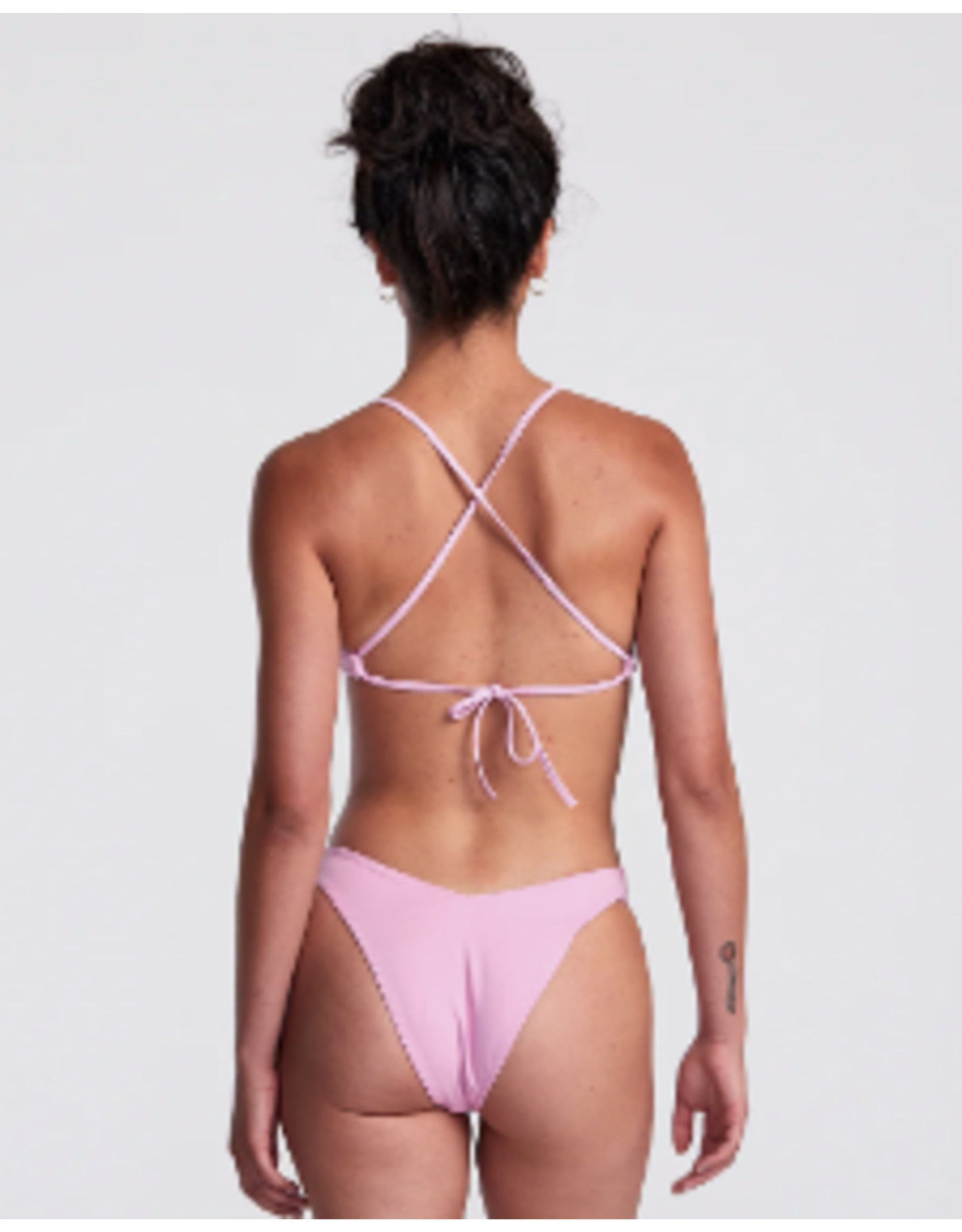 RVCA Girls SOLID TRIANGLE CROSSBACK BIKINI TOP