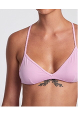 RVCA Girls SOLID TRIANGLE CROSSBACK BIKINI TOP