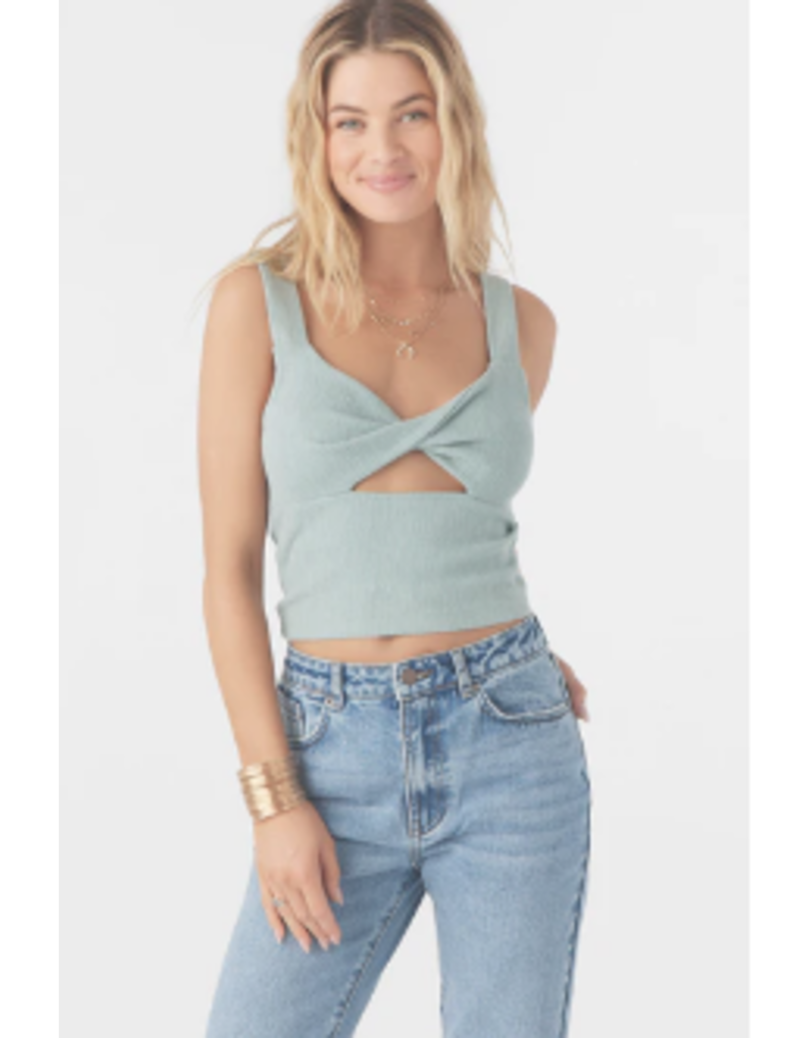 ONEILL JAYDE TWIST KNIT TANK TOP