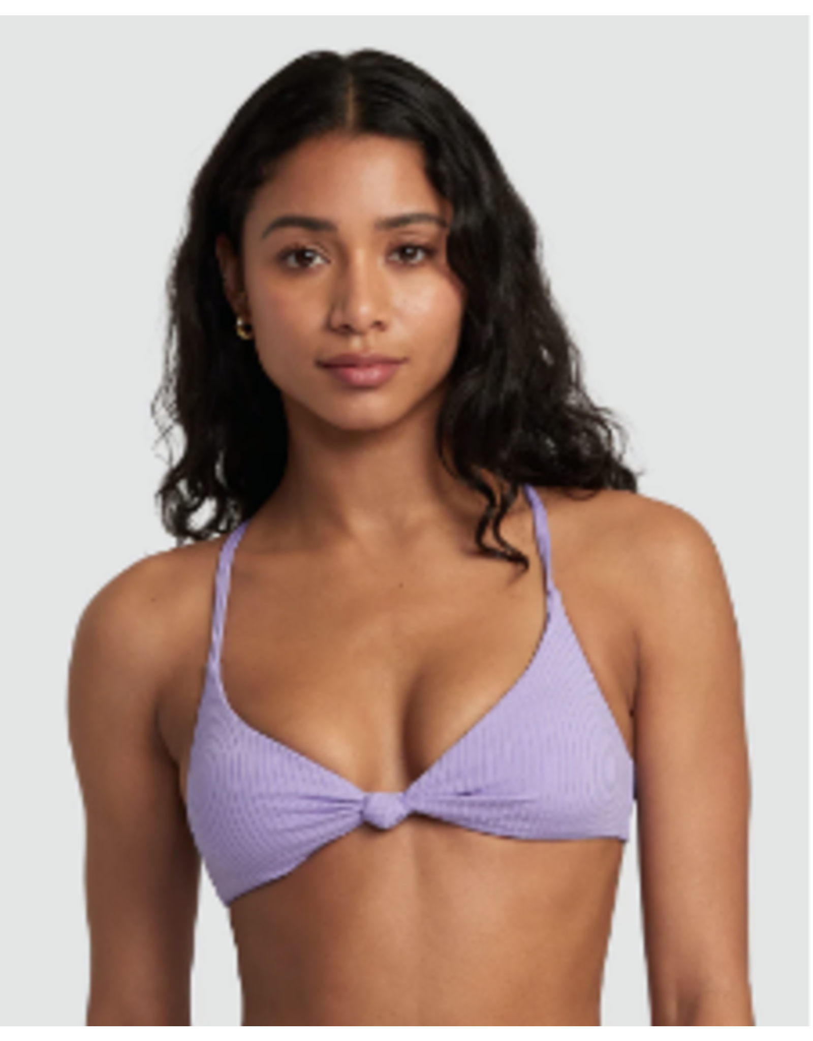 RVCA SECOND LIFE KNOTTED CROSSBACK BIKINI TOP RVCA