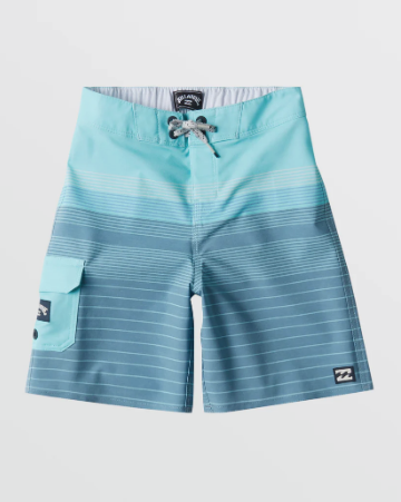 Boy's 2-7 All Day Heather Stripe Pro Boardshorts - Salty's Board Shop