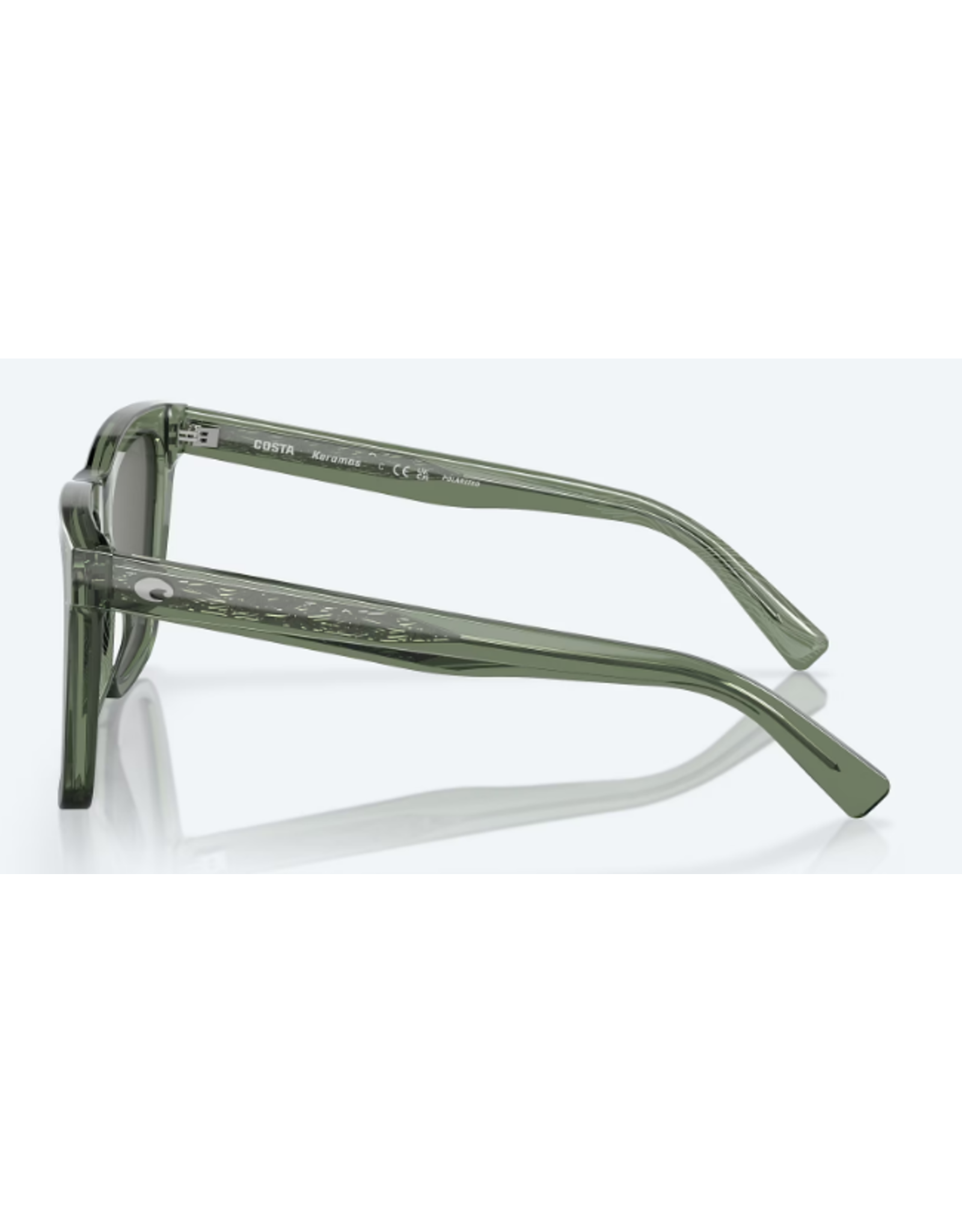 COSTA KERAMAS OLIVE FRAMES GRAY POLARIZED GLASS