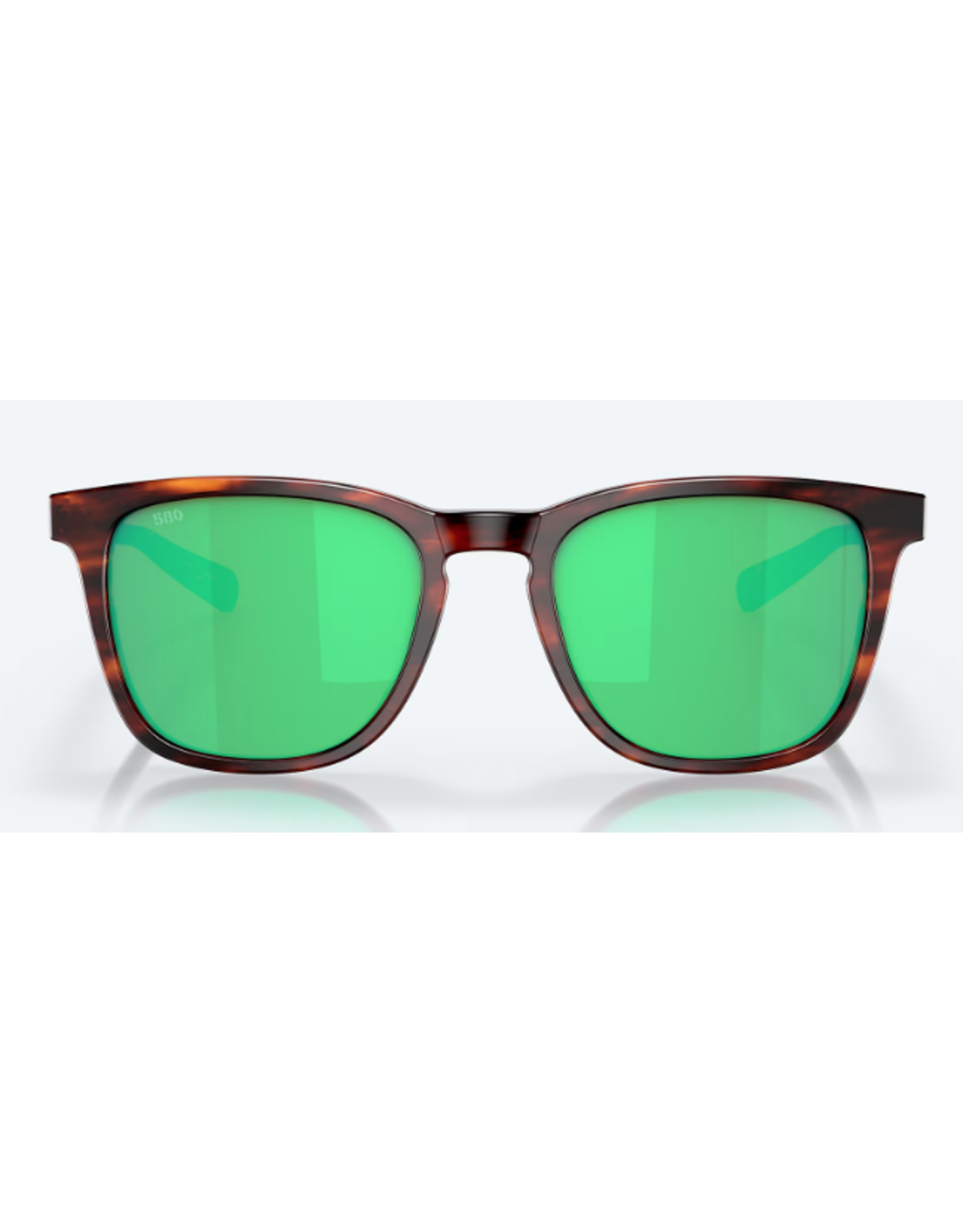 COSTA SULLIVAN MATTE TORTISE FRAME GREEN MIRROR POLARIZED LENSE