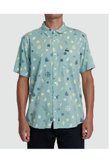 RVCA Guys MORNING GLORY SHORT SLEEVE WOVEN SHIRT