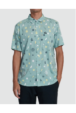 RVCA Guys MORNING GLORY SHORT SLEEVE WOVEN SHIRT