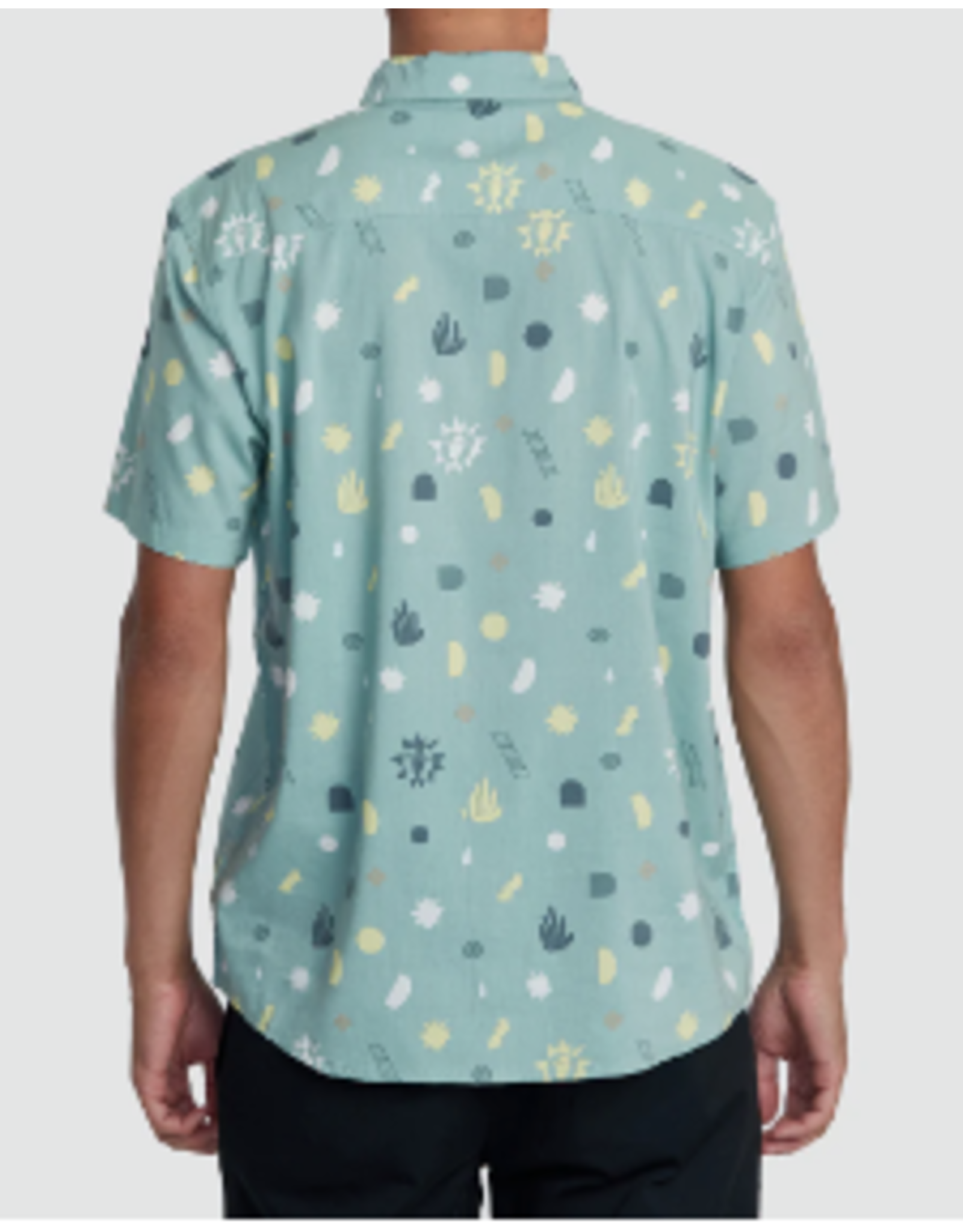 RVCA Guys MORNING GLORY SHORT SLEEVE WOVEN SHIRT
