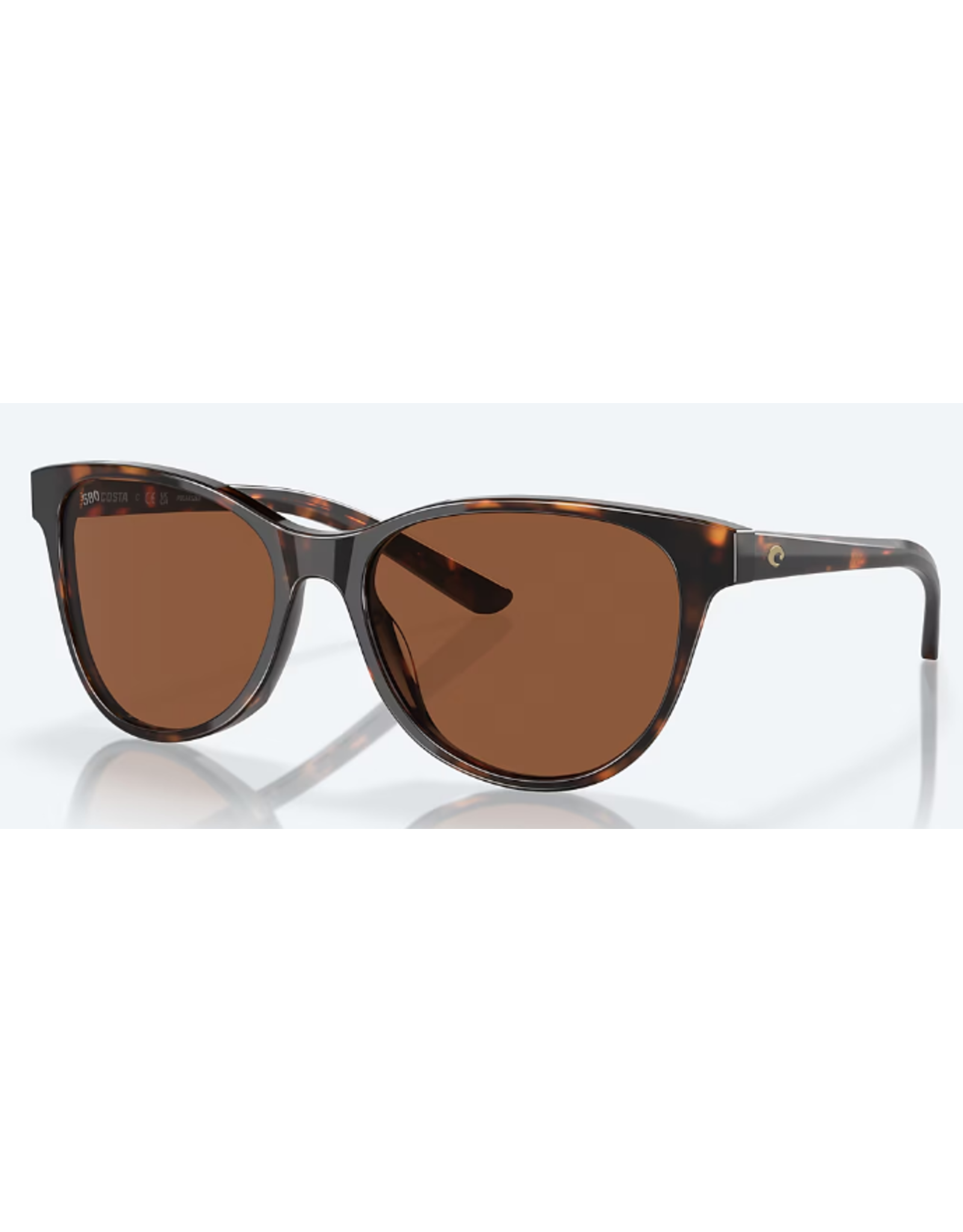 COSTA COSTA CATHERINE TORTOISE FRAME  COPPER POLARIZED GLASS LENSE