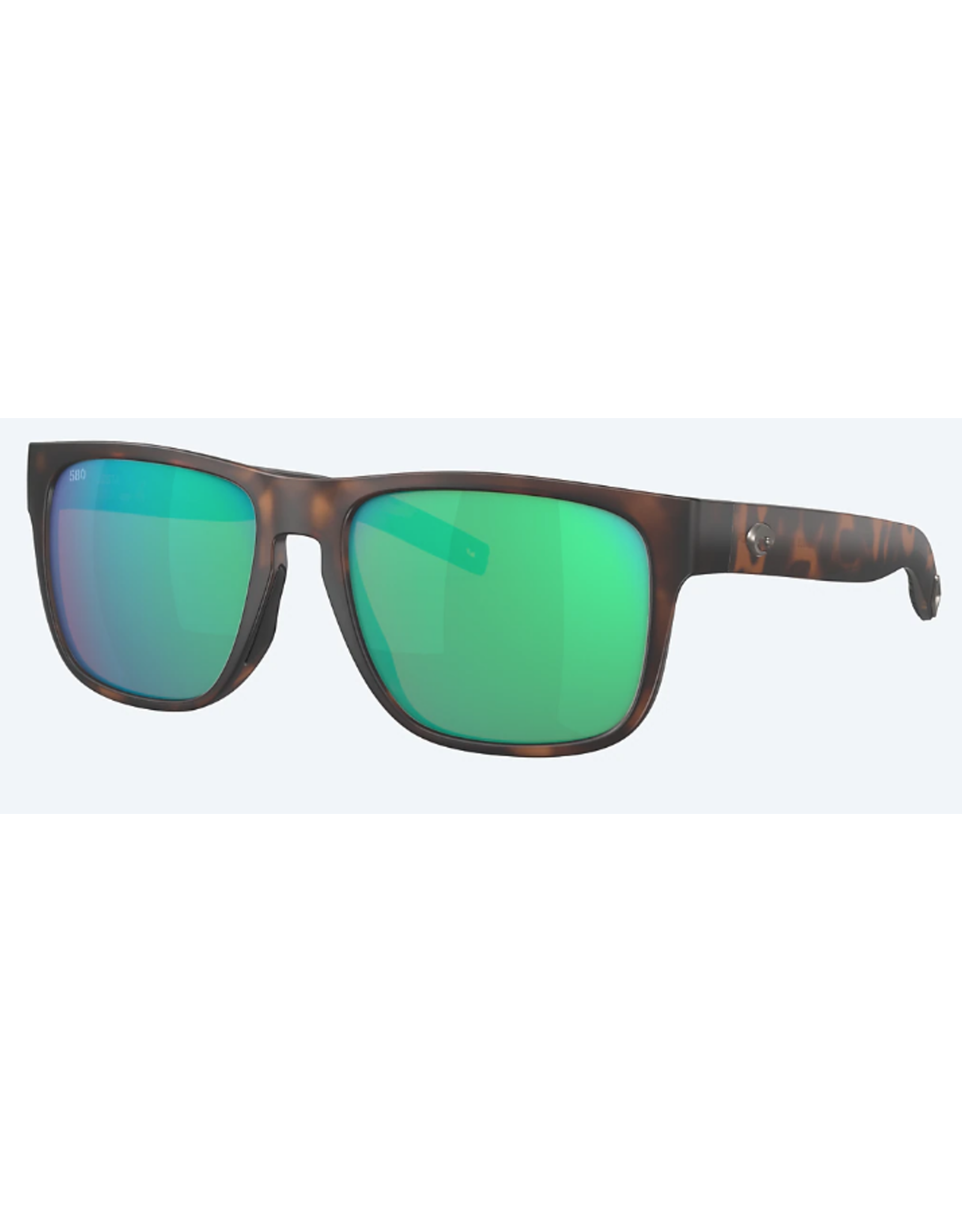 COSTA COSTA SPEARO MATTE TORTOISE FRAME GREEN MIRROR POLARIZED GLASS LENSE