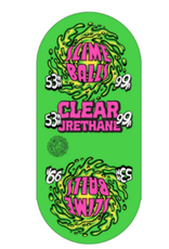 SLIMEBALLS 53mm Mirror Vomits Clear 99a Slime Balls Skateboard Wheels