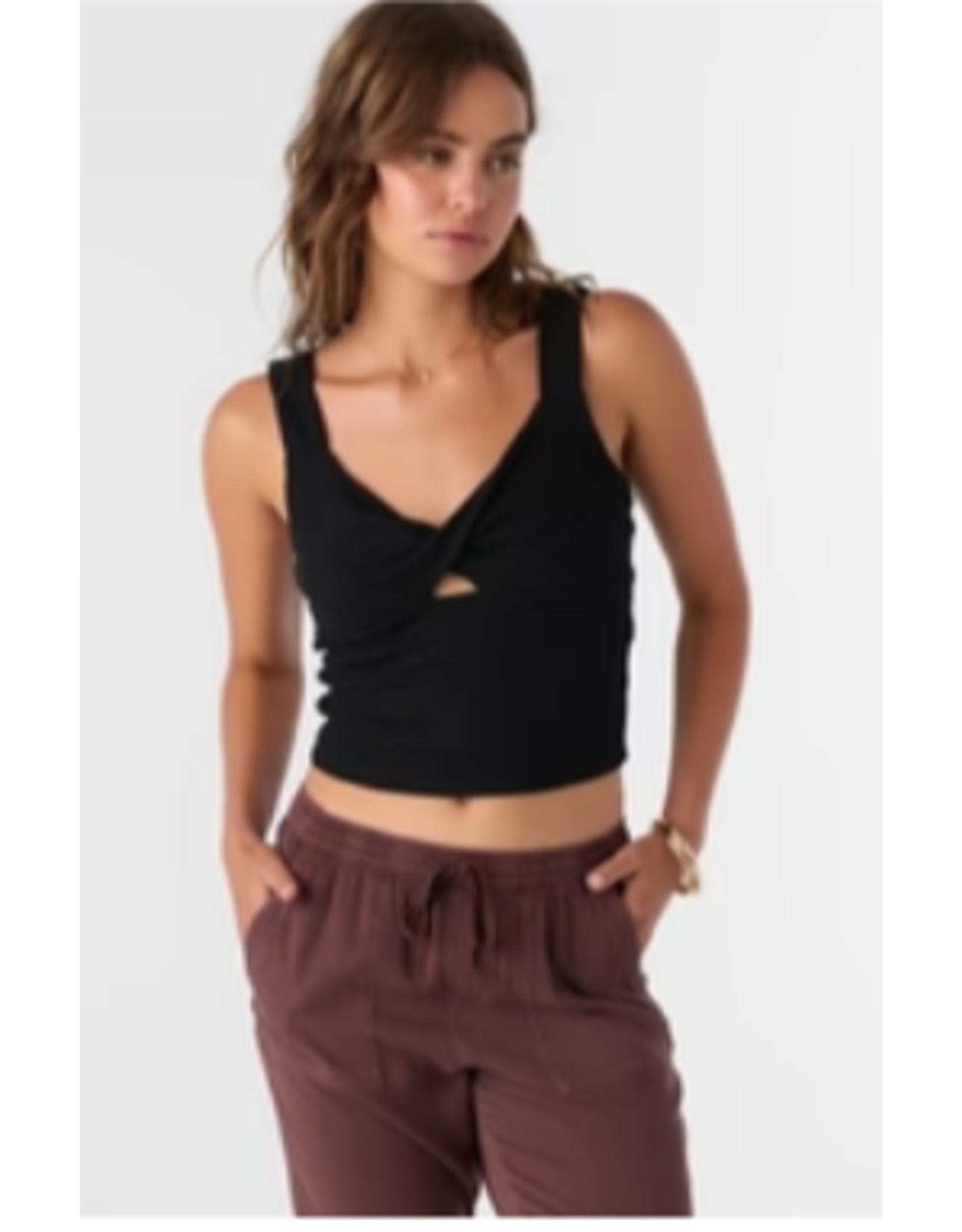 ONEILL JAYDE TWIST KNIT TANK TOP