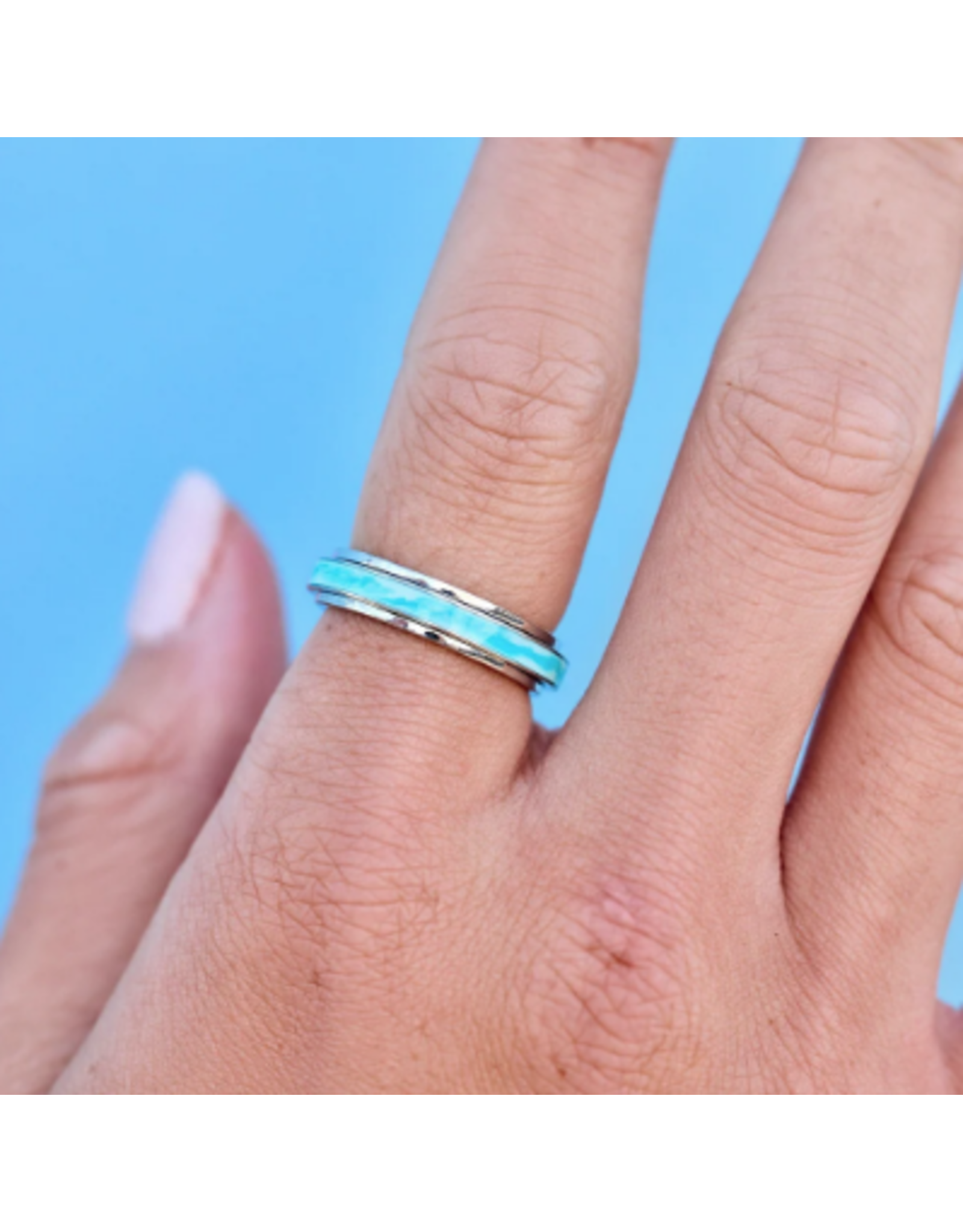 PURA VIDA PURA VIDA TIE DYE FIDGET RING