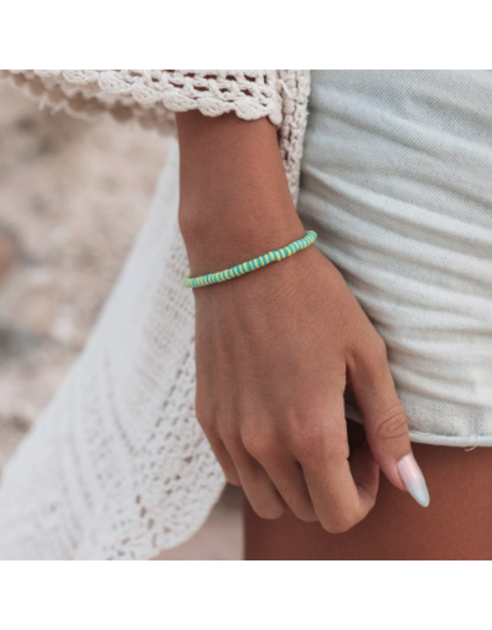 PURA VIDA PURA VIDA SEASCAPE STRETCH BRACELET