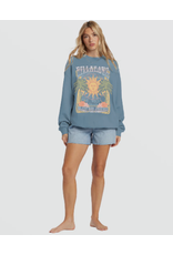 BILLABONG GIRLS BILLABONG RIDE IN OVERSIZED CREWNECK SWEATSHIRT