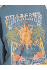 BILLABONG GIRLS BILLABONG RIDE IN OVERSIZED CREWNECK SWEATSHIRT