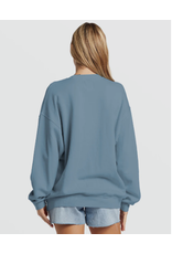 BILLABONG GIRLS BILLABONG RIDE IN OVERSIZED CREWNECK SWEATSHIRT