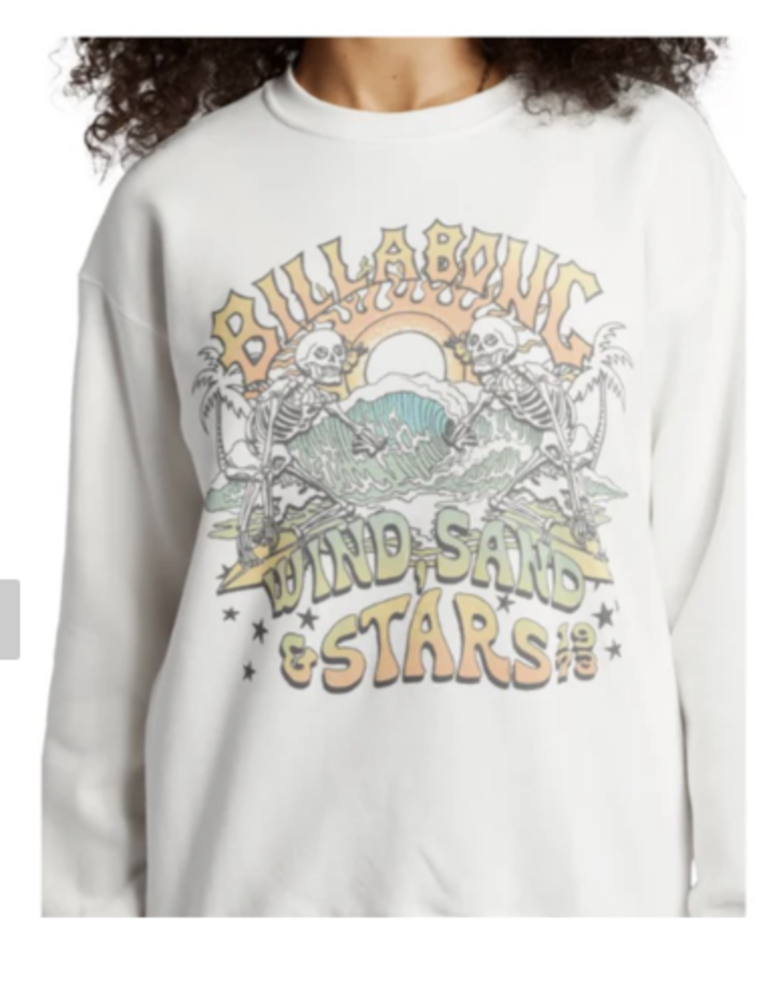BILLABONG GIRLS BILLABONG WIND IN YOUR HAIR CREWNECK SWEATSHIRT