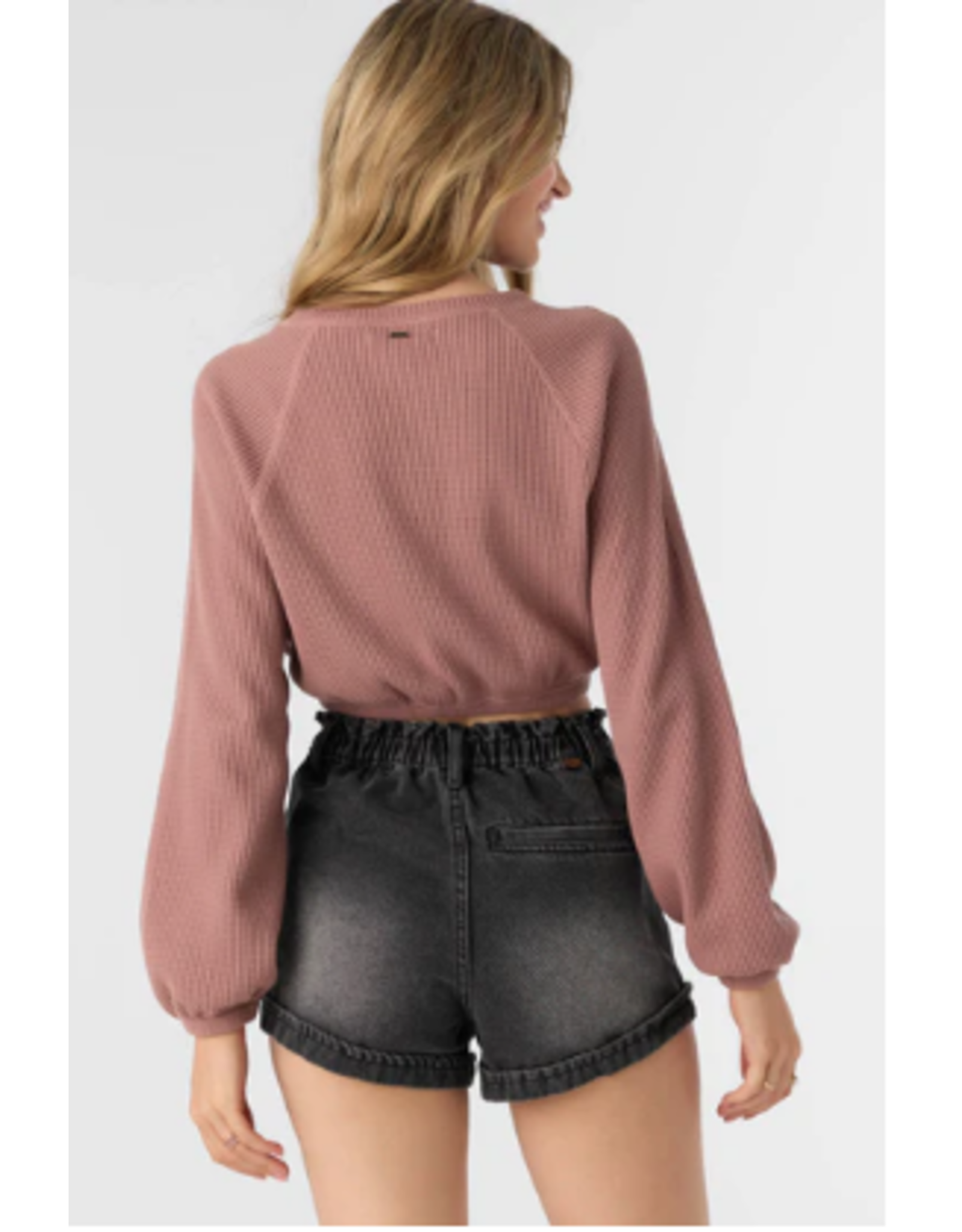 ONEILL Womens ONEILL TOUR CREW LONG SLEEVE TOP COLOR BURLWOOD